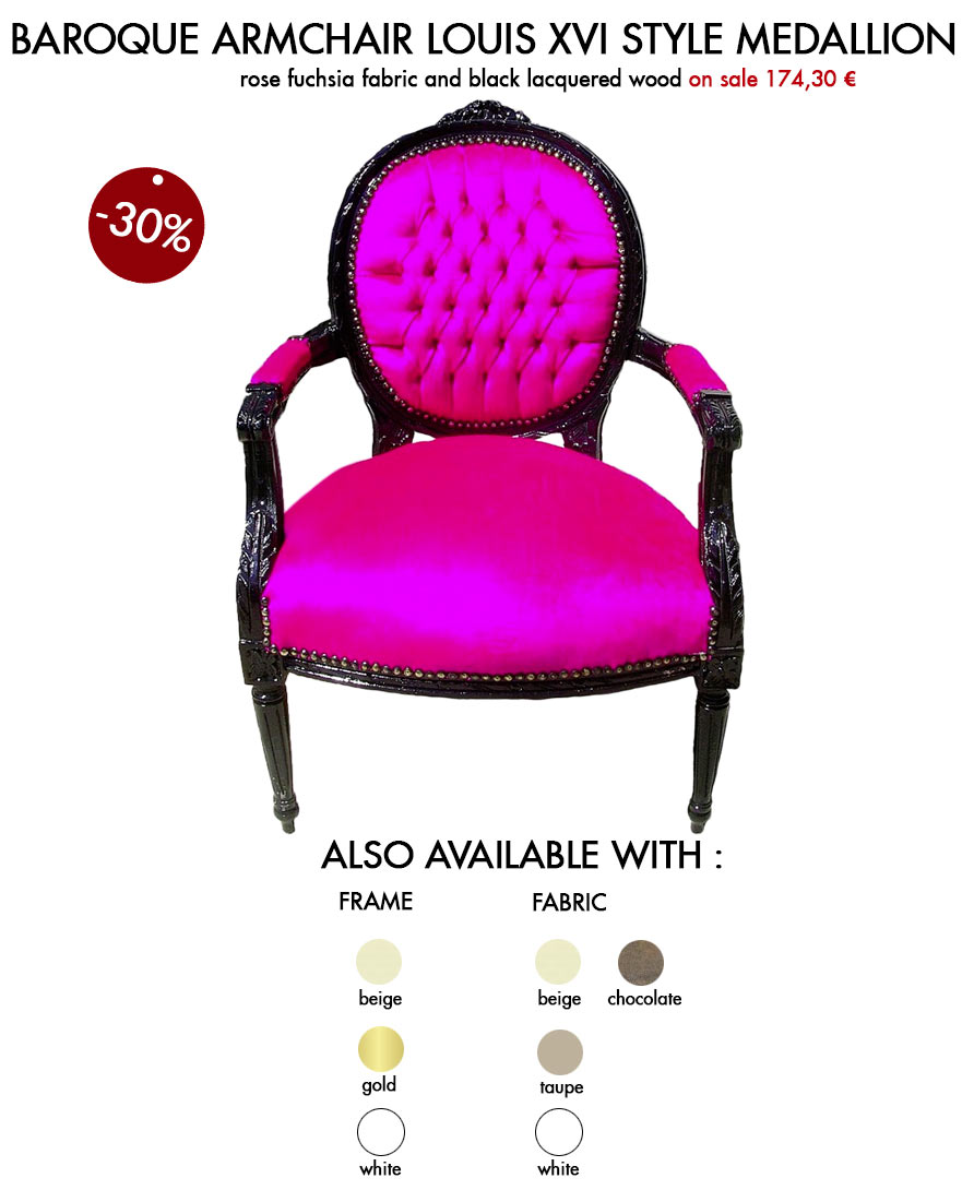 Winter Sale 2nd out "baroque armchair Louis XVI."